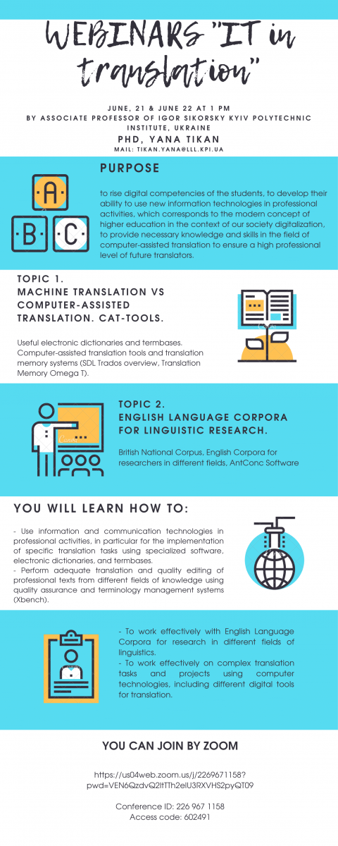 Webinar: Çeviride Bilgi Teknolojileri