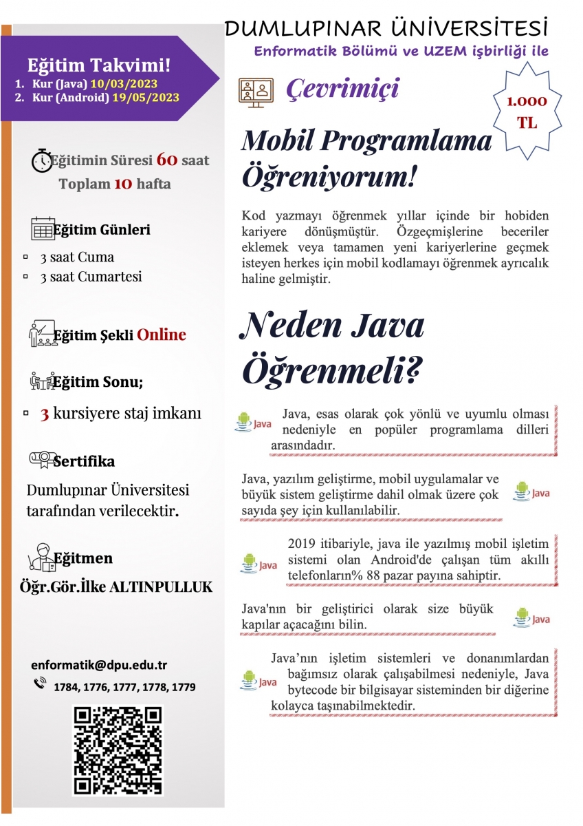 Android Mobil Programlama Eğitimi