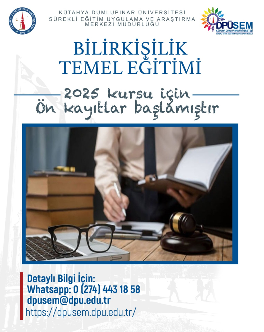 Bilirkişilik Temel Eğitimi