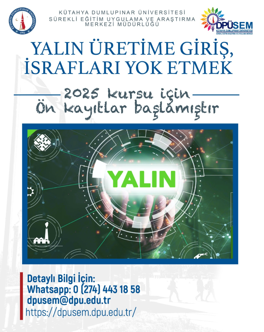 Yalın Üretime Giriş